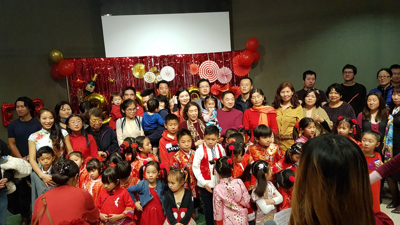 Families and children at ICEA's 2019 Lunar New Year Gala